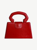 Ache Carrie in Red — handmade leather top-handle bag