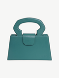 Ache Carrie in Vintage Green — handmade leather top-handle bag