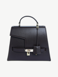 Ache Gia in Chocolate Brown — handmade leather top-handle bag