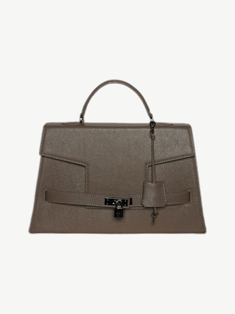 Ache Gia XL in Beige — handmade leather tote