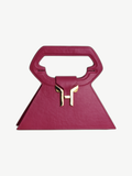 Ache Kristin in Pink — handmade leather top-handle bag