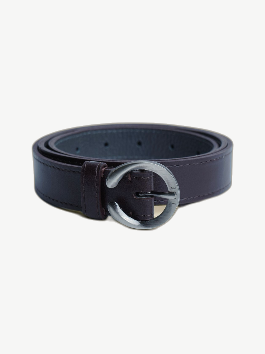 Ache handmade leather belt in brown