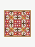 Ache signature print scarf — Magenta Geometric