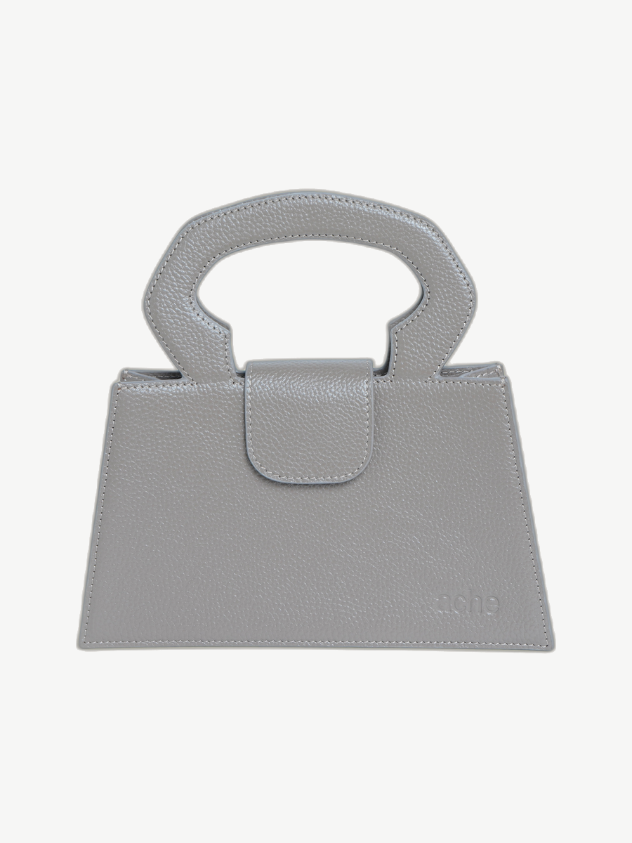 Ache Carrie in Beige — handmade leather top-handle bag