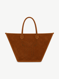 Ache Mr Alber Crane in Cognac — handmade leather tote