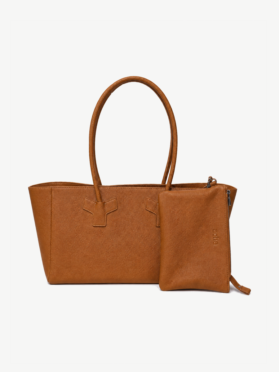 Vicky Barcelona Cognac — handmade leather tote by Ache